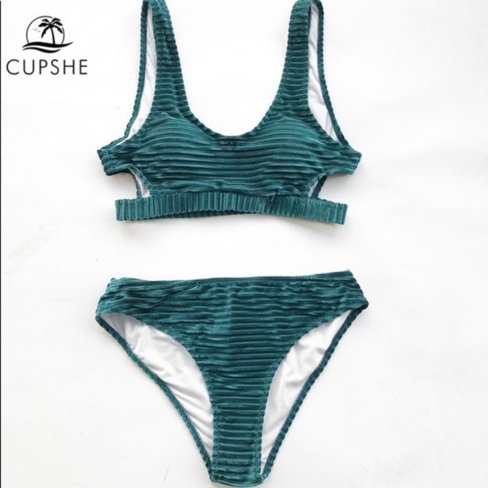 Emerald Green bikini Size M (new with tags)
